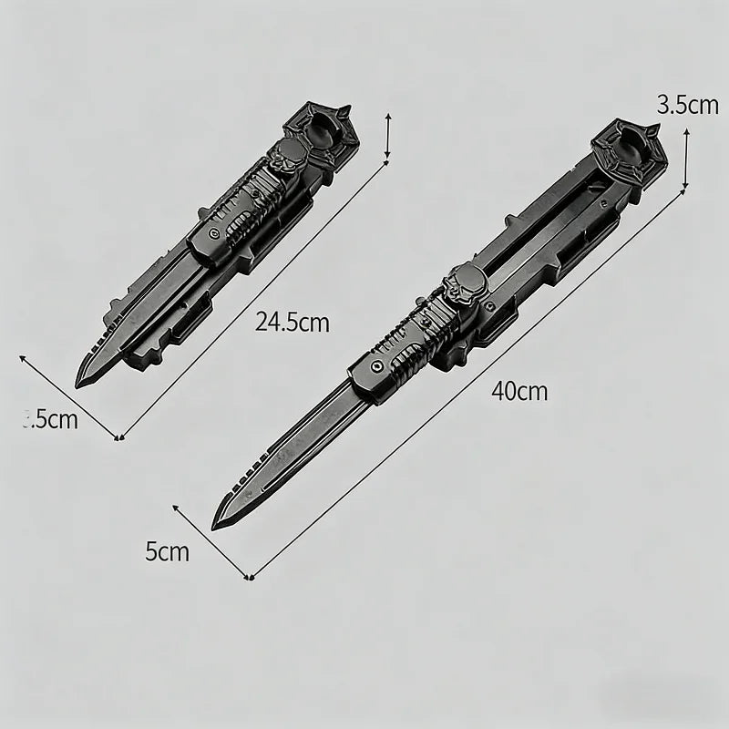 Assassin's Sleeve Sword Retractable Rotatable Hidden Blade Toy Child Toy Interactive Cosplay Props Game Toy Party Gift