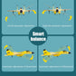 Parkten 2.4G 2CH Glider RC Ariplane P320 Fixed Wing Fighter Aircra Hand Throwing Foam Outdoor Toys For Boys Birthday Gift