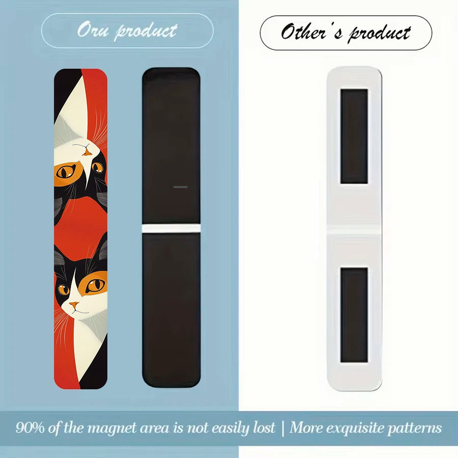 5pcs Simple And Fun Cat Paw Magnetic Bookmarks Reading Items Page Holder Stationery Office Supplies Book For Pages Books Readers