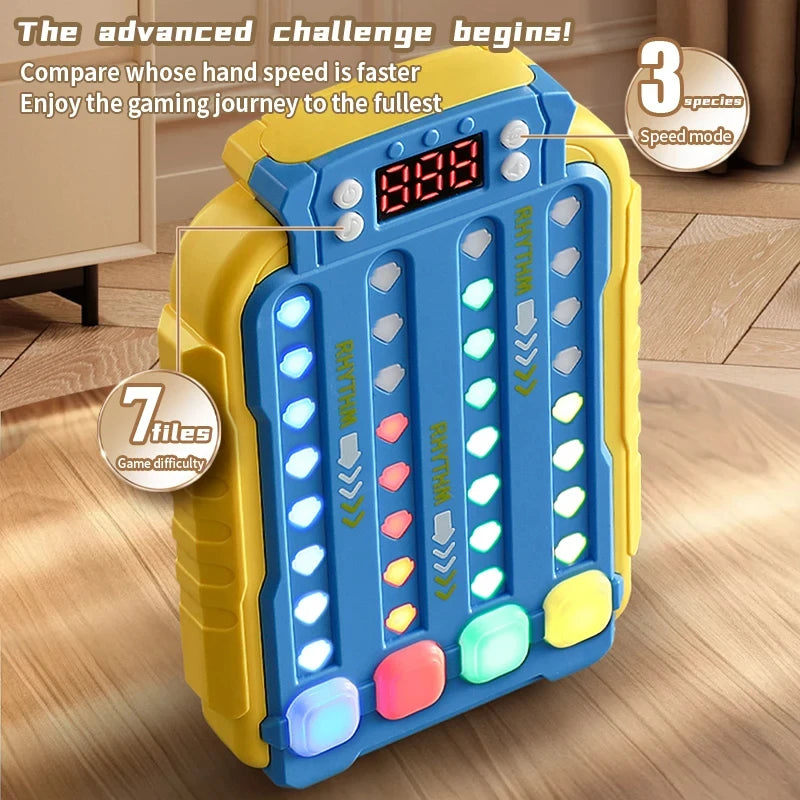 Music Rhythm Press Puzzle Toy Decompression Concentration Training Game Safe Fidget Toy for Kids Boys Girls Birthday Gift