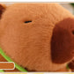 Cute Capybara Plush Toy Stuffed Animals Capibara with Turtle Backpack Kapibala Soft Doll Toys Birthday Christmas Gift