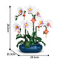 City Creativity Flower Bouquet Plum Blossom Bonsai Potted Plant Building Blocks Model Home Decoration Toy For Kids Gift﻿