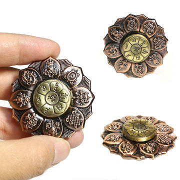 Lotus Flower Fidget Spinner Metal Hand Spinner For Autism Rotation Anti Stress Toys Fidget Toys Kids Children Gifts