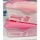 Sanrio Hello Kitty Melody Storage Box Cartoon Kt Cat Flip Cover Cotton Swabs Cotton Pads Stationery Organisation Boxs Gifts