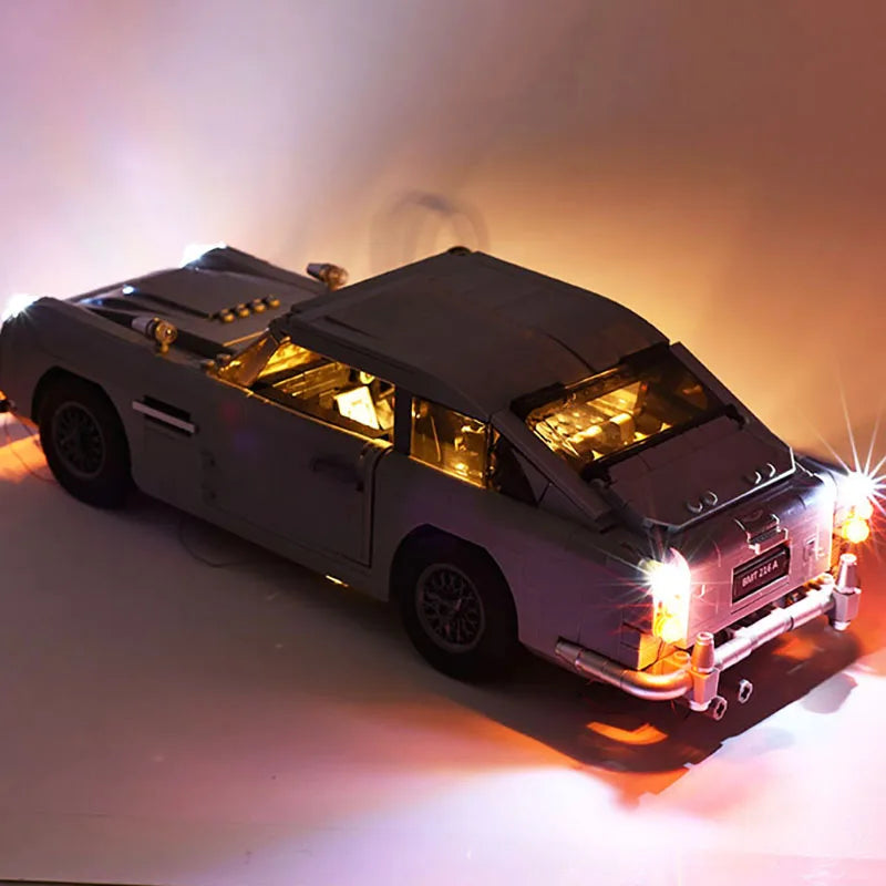 LED Light Set For 10262 Compatible 21046 Aston Martin (Only LED Light, NOT Include The Model Bricks)