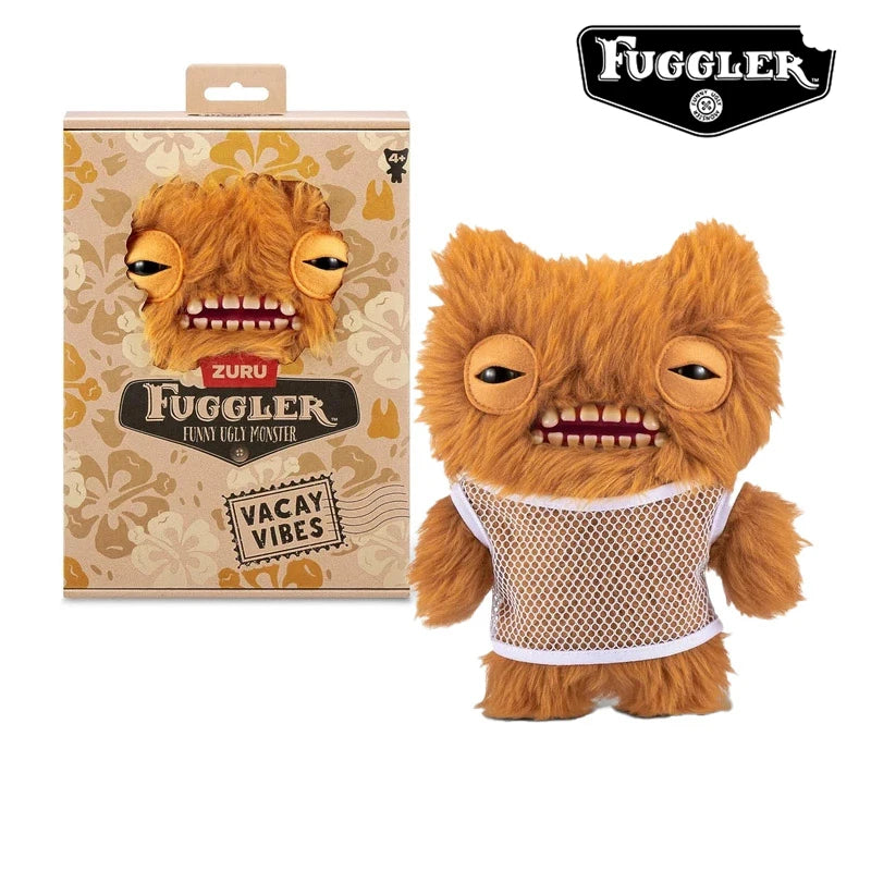 Original Fuggler Ugly Monster Plushies Toys Fuggs Teeths Stuffed Animal Funny Shark Laboratory Misfits Vacay Series Dolls 22CM