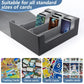Kabinka Card Box Deck Box for MTG, Trading Card Storage Boxes for 1800+ Cards, Leather Deck Case, Deck Box for TCG Magic the Gathering Cards - Black