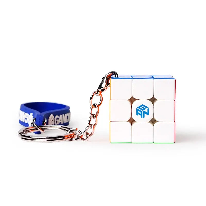 GAN 330 Mini 3x3 Keychain Cube 3x3x3 Gan330 Mini Speedcube Stickerless 3x3 Speed Cube Professional Magic Cube Puzzle Toys