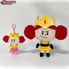 New 25cm Soft and Cuddly Stuffed Dolls of The Powerpuff Girls Movie Villains Princess Morbucks and Mojo Jojo