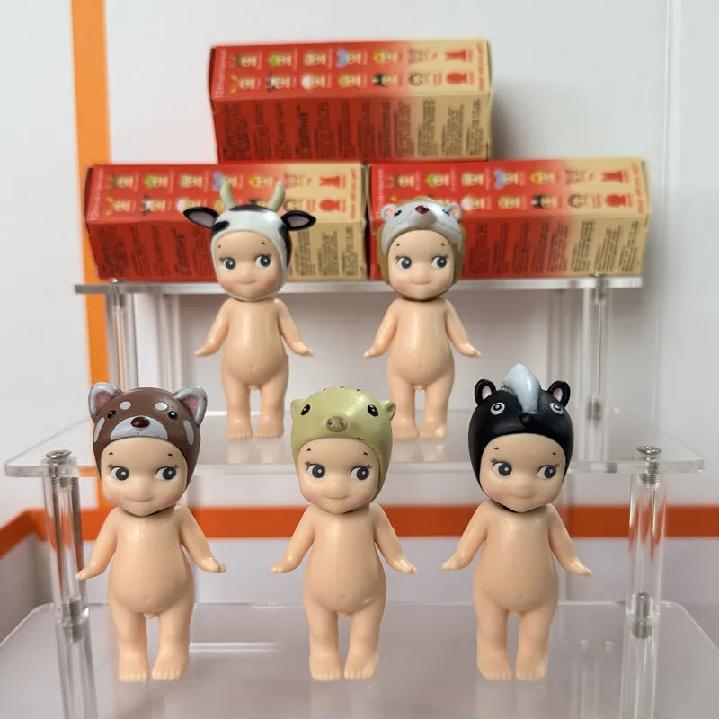 Mini Angel Blind Box Toy – Animal Standing Series (Vol. 2): Cute Figurines for Desktop Decoration – Birthday or Christmas Gift