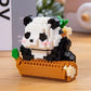 Creative DIY Assemable Animal Cute MINI Chinese Style Animal Panda Building Block Educational Boy Toys For Children Model Bricks