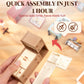Rolife DIY Miniature House Kit Flavorful Ice Cream Super Creator Dollhouse 3D Puzzle Model Building Kit with LED for Desk Decor