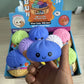 Aesthetic Bubble Puking Bun: Creative Blind Box Squeeze Toy, Realistic Food Ornament, Solid Gel Sensory Stress Reliever, New
