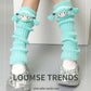 Hatsune Miku Crew Neck Socks Cute Kawaii Vocaloid Anime Printed Cotton Stockings Tube Socks Over the Knee Socks Girls Fan Gift