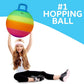 Diameter 18 Inch Sports Hopping Ball for Kids Bouncy Ball Jumping Ball with Handle Kids Outdoor Toys