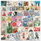10/30/50PCS Cartoon Retro Art Stamps Stickers Japanese Style DIY Travel Luggage Guitar Fridge Laptop Graffiti Sticker Kid Decals
