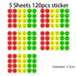 1" Happy Sad Smiling Face Behavior Stickers 120-1200pcs Labels Teachers Classroom School Kids Student Reward Sticker Toys Gifts
