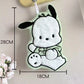 Kawaii Hallokitty & My Melody Hanging Hand Towel, Cartoon Hand Towel Water-Absorbent Coral Fleece Kitchen Bathroom Towel Gifts