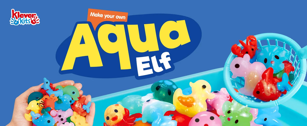 JOYFY Aqua Elf Water Gel Kit Magic Fairy Water Toy Kit with 10 Magic Gels 12 Sea Creature Molds for Presents Birthday Gifts