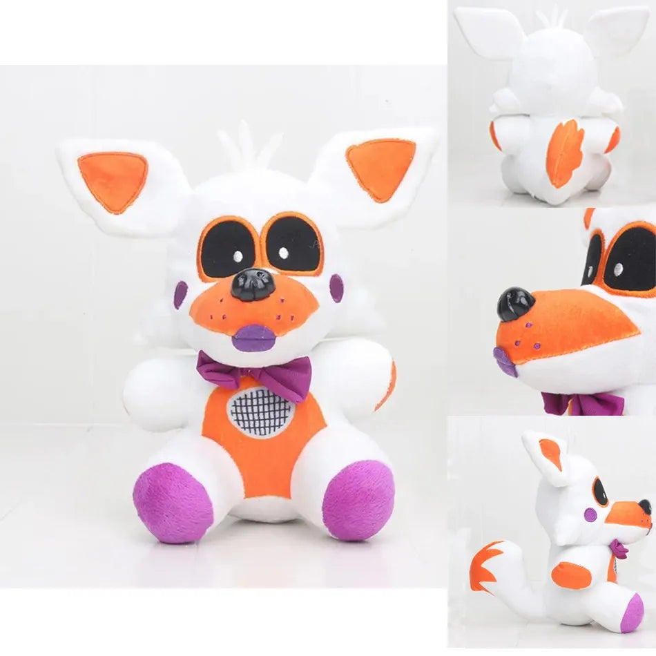 HOT 18cm FNAF Plush Toys Kawaii Freddys Animal Foxy Bonnie Bear Ribbit Stuffed Plush Toys In Stock Plush Birthday Gift For Kids