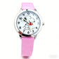 Snoopy Children's Fashion Cute Watch Boys and Girls Cartoon Watch Quartz Movement PU Leather Strap Student Children's Gift