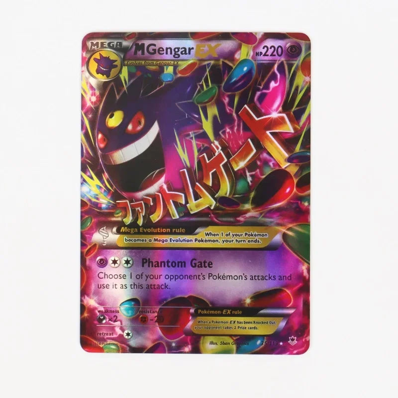 60/100Pcs English Pokemon Cards Shining MEGA GX Vmax TAG EX Vstar V Collection Cards Toys Children Gift
