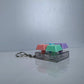 KeychainToy Press Stress Relief Fidget Button Key Caps Key Ring Keyboard Keychain Adult Stress Reduction Toys Finger Party Gift