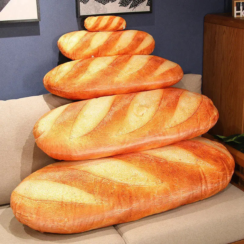 1pc 20~100cm French Bread Plush Pillow Stuffed Printing Images Food Plushie Peluche Party Prop Decor Sleeping Companion Man Gift