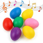 2PCS Plastic Egg Shakers Musical Instruments Easter Eggs Maracas Classroom Prize Kids Party Favors Stocking Stuffers Gifts
