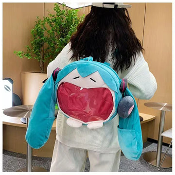 Anime 24×22cm Hatsune Shoulder Bag New Backpack Cute Plush Cartoon Crossbody Bag Student Bag Birthday Girl Backpack Gifts