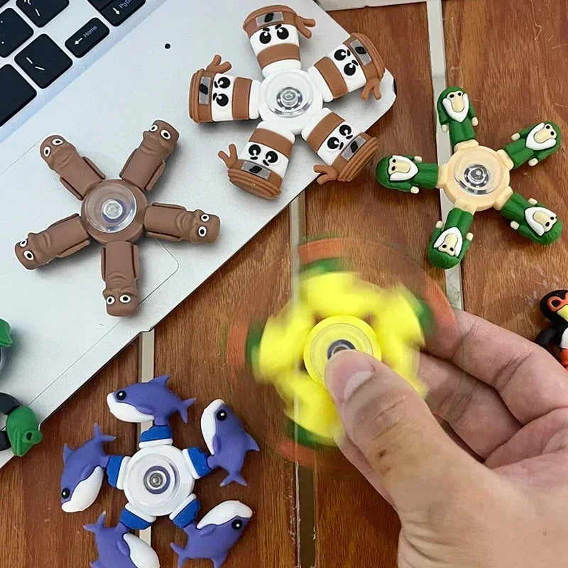 Italian Brainrot Fidget Spinner Hand Top Spinners Tung Sahur Tralalero EDC Figet Spiner Finger Stress Relief Autism Kids Toys