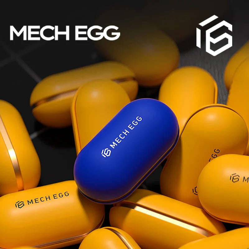 Mech Egg Fidget Slider EDC, Magnetic Beads Stress Relief Toy, Adult Sensory Focus Tool for Anxiety ADHD