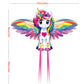 1.4-Meter Foal Kite with Colorful Wings, Cute and Beautiful Foal Kite with Irregular Shape, Easy to Fly, Suitable for Beginners