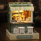 Wooden Miniature Doll House DIY Handmade Assembly Model Building Kit With Dust Cover 3D Puzzle Toys Birthday Gifts Dollhouse