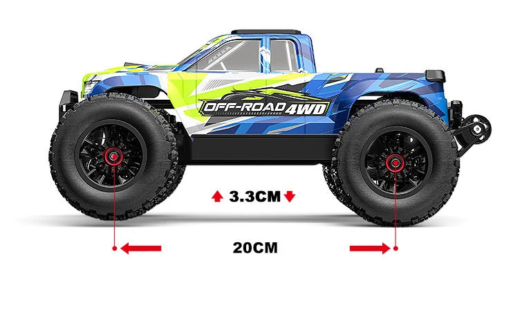 Hyper Go MJX 14208 1/14 4WD RC Car 75KM/H Brushless RC Racing Car Remote Control Cars Off-Road Truck Toys