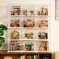 Robotime Rolife Dust Proof for All Miniature House Dollhouse Display Box Home Decoration Easy to Assembly