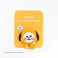 BT21cartoon cute silicone handheld phone stand kawaii retractable airbag earphone winder fan support anime merchandise wholesale
