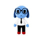 Horror Animal Hospital Plush Toy Blue Dog Soft Stuffed Cartoon Doll Collectible For Adult Fans Home Decoration Christmas Gifts