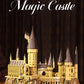 Magic Movie Castle School Micro Building Blocks Street View Architecture MOC Architecture Scenery Toy Christmas Birthday Gifts