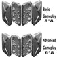EDC Fidget Sliders Slider Metal Fidget Toys Stress Relief for Adults Magnetic Metal Infinite Fidget
