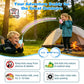 2PC Children's Video Walkie-talkie HD Walkie-talkie USB Charging Indoor Outdoor Entertainment Kids Toys Birthday Gifts Ages 3-12