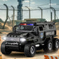 1:32 SWAT City Police Truck Model Diecast Play Off-road Vehicle Sound and Light Sport Car Toys for Children Collection Gifts