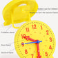 Children Montessori Clock Educational Toys Hour Minute Second Cognition Matching Puzzle Toys Kids Early Preschool Teaching Aid