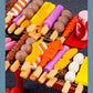 Baby Dress Up Kitchen Toys BBQ Set Kids Simulated BBQ Cookware Cooking Simulated Food Cosplay Educational Gift Toys