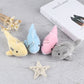 12CM  Keychain Gift Shark Plush Stuffed TOY DOLL  Kids Small Mini Cute Marine Animals Plush Toys
