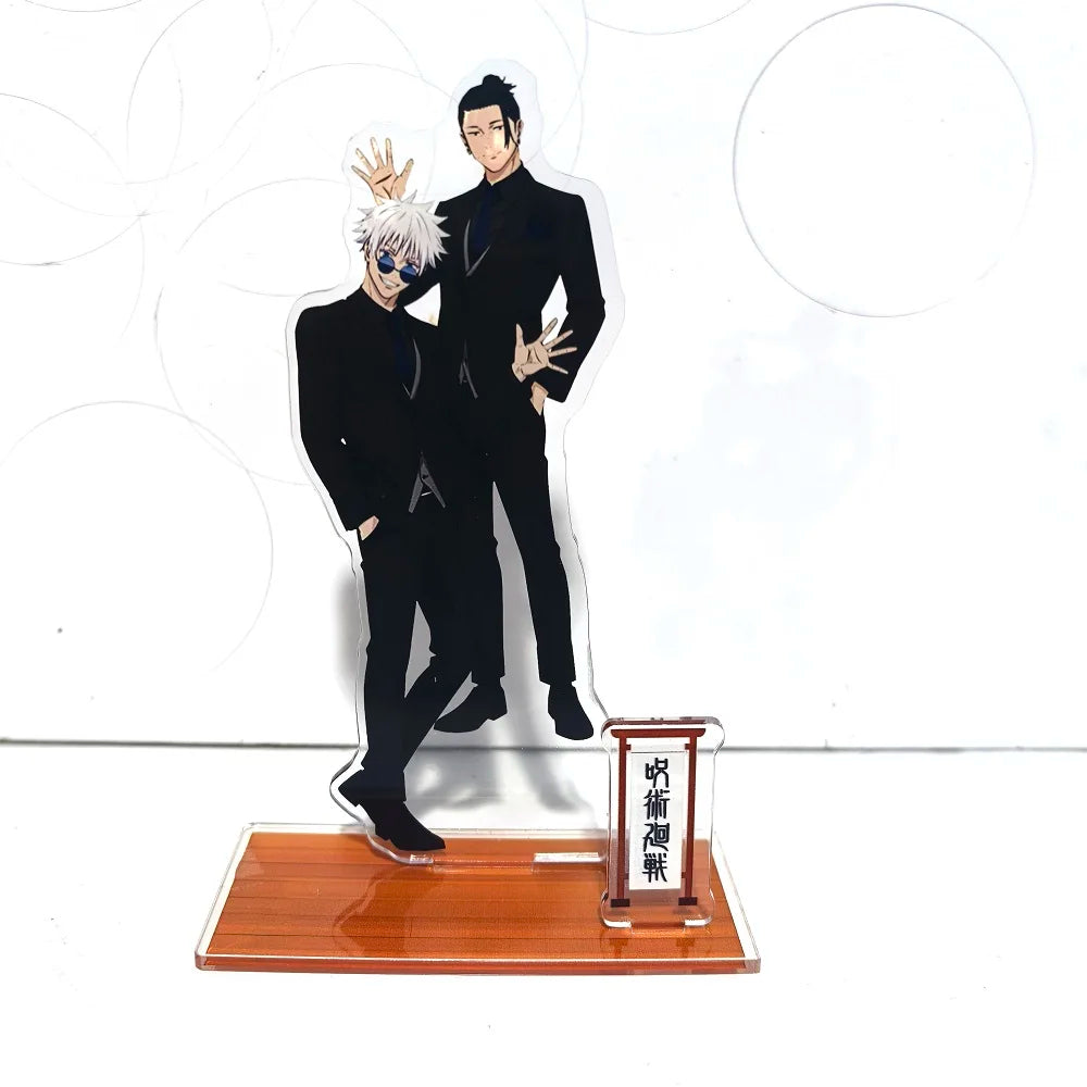 Anime Jujutsu Kaisen Acrylic Stand Ryomen Sukuna Geto Suguru Satoru Gojo Fushiguro Megumi Signboard Desktop Decorations