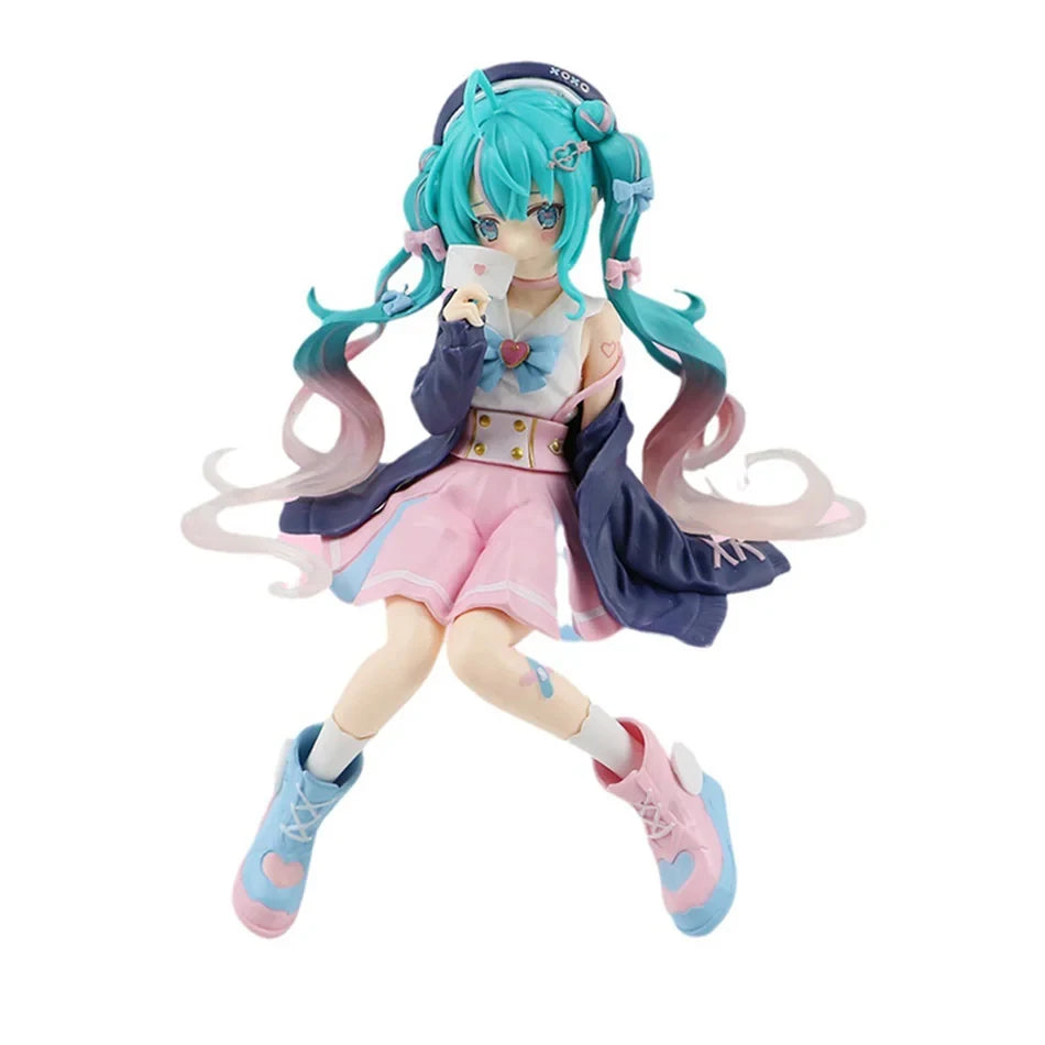 Animation Anime Popularity King Hatsune Miku Handmade Devil Hatsune Miku Cat Ear Hatsune Miku Cute Handmade PVC Model Decoration