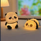 New Panda LED Night Light Living Room Cute Panda Plastic Lamp Bedside Decor Creative Kids Night Light Birthday Gift Decoration