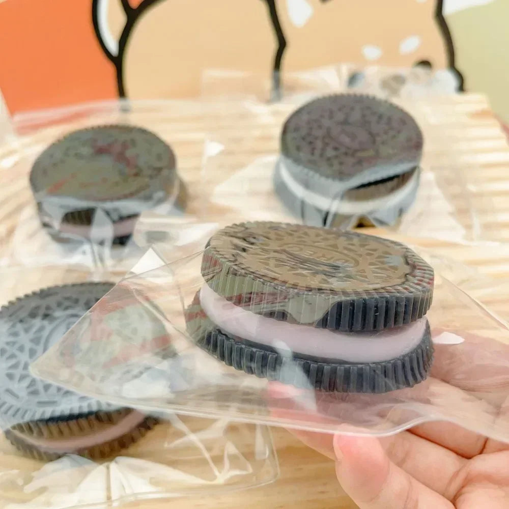 Handmade Silicone Biscuits Stress Relief Soft Sticky Toy Mochi Taba Squishy New Fidget Toy Pinch Fidget Toy Hand Relax Kids Gift