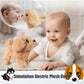 18CM Electric Simulation Puppy Plush Toys Interactive Dog Robot  Walking Barking Tail Wagging Toy for Kids Birthday Xmas Gift